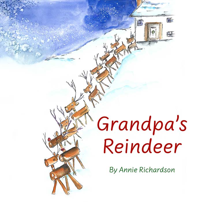 Grandpa's Reindeer Front Cover