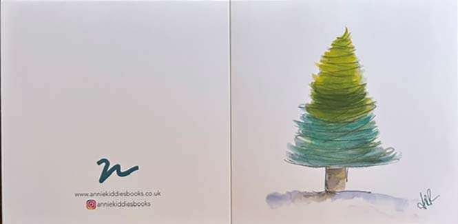Illustrated Greetings Cards - Single Tree